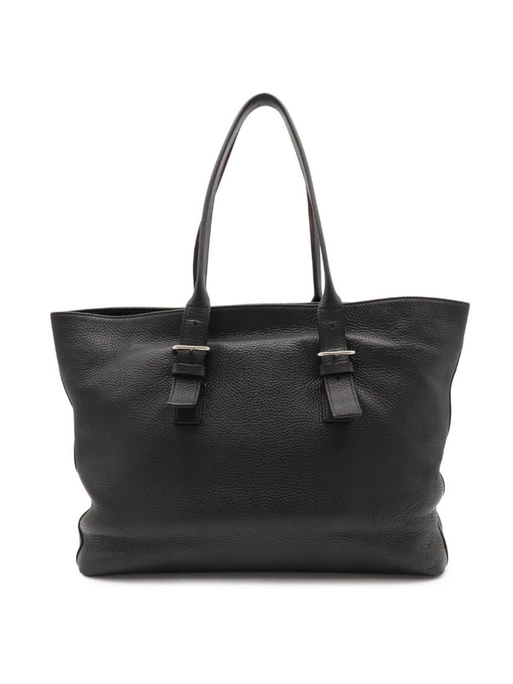 Louis Vuitton Cabas Voyage Tote Shoulder Bag Taurillon Leather Noir Black